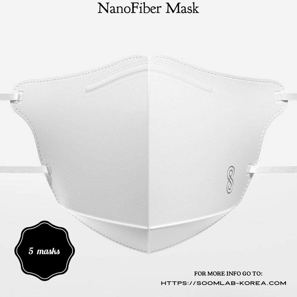 Mask, White, Hyper-Purifying Breathing NanoFiber